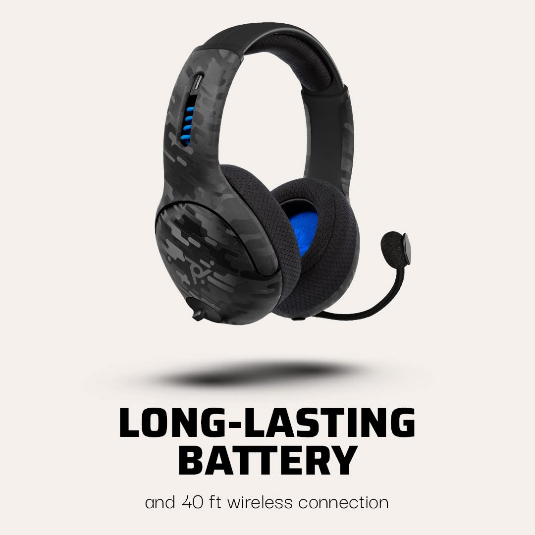 Casque sans fil PDP LVL50 PS4 camouflage noir Casque sans fil PDP LVL50 PS4 camouflage noir